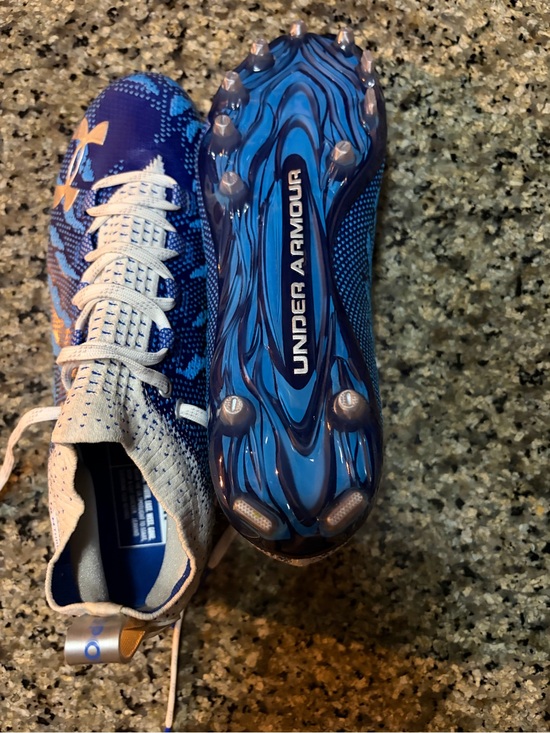 Under Armour Spotlight Lux Blue Football Cleats Mens Size 9 New w/o tags main image 6